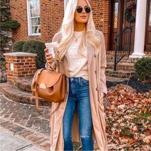 Billie Atwood Coat khaki M trench long